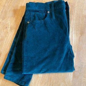 Madewell Velvet Jeans, 10” mid-rise Skinny, 31T, never worn